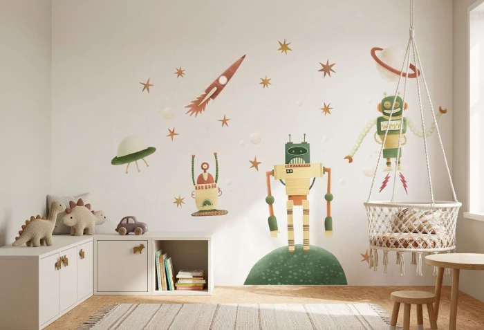 Wandtattoo Aufkleber ROBOTER