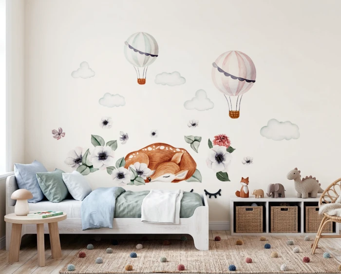 Wandtattoo Aufkleber  REHE Luftballons