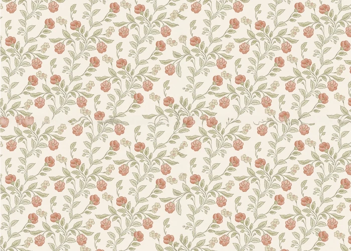 Tapeta kwiaty vintage