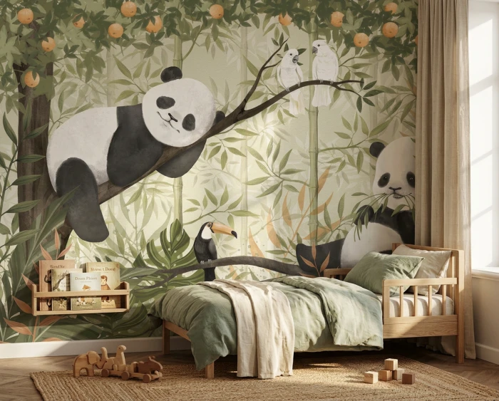 Tapeta z pandami PANDARIUM