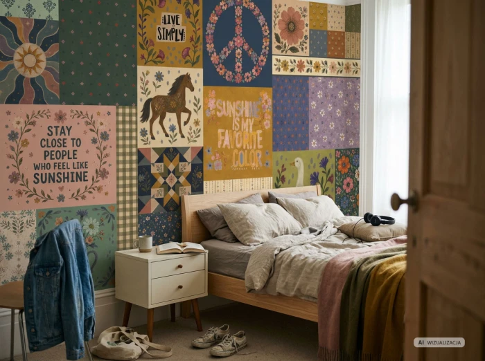 Tapeta Sunny Folk