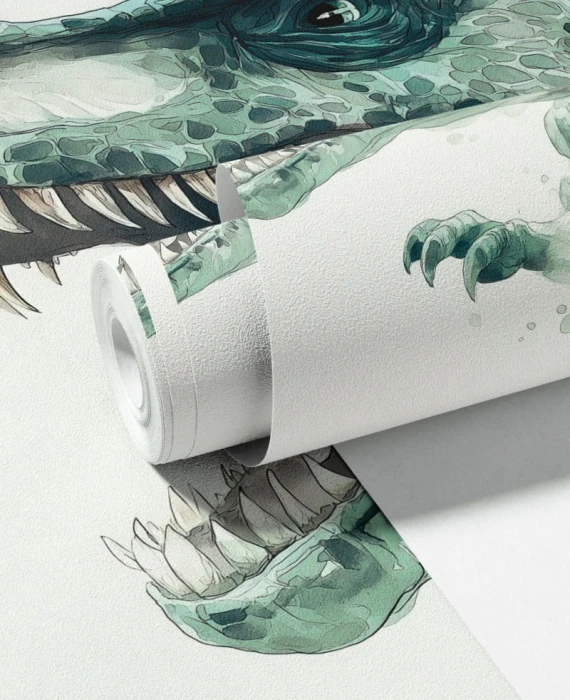 Tapeta z tyranozaurem do pokoju chłopca