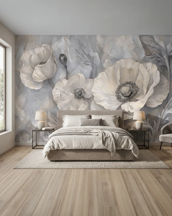 Tapeta z makami SILVERFLORA