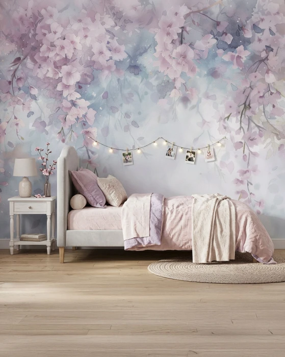 Tapeta z kwiatami wiśni SAKURA