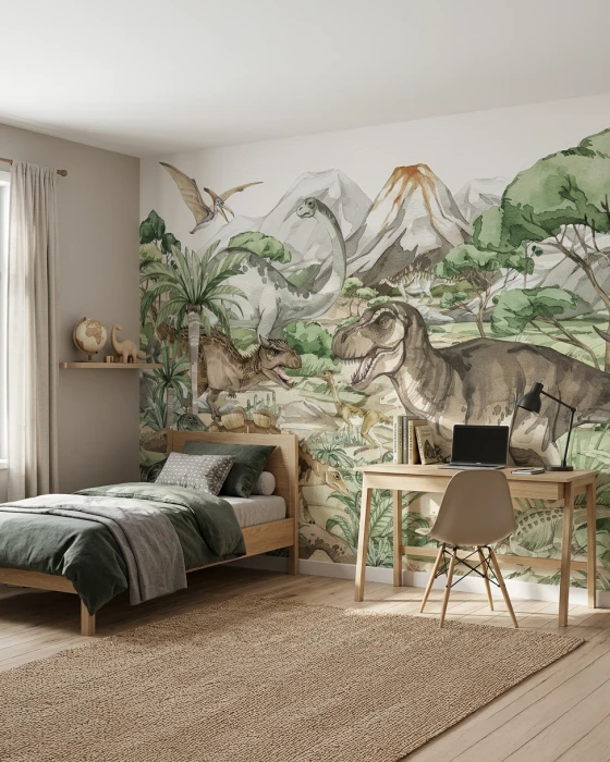 Tapeta z dinozaurami PREHISTORY