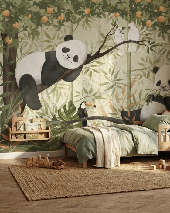 Tapeta z pandami PANDARIUM