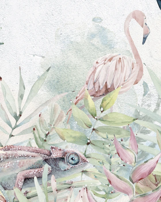 botaniczna tapeta dla dziewczyn