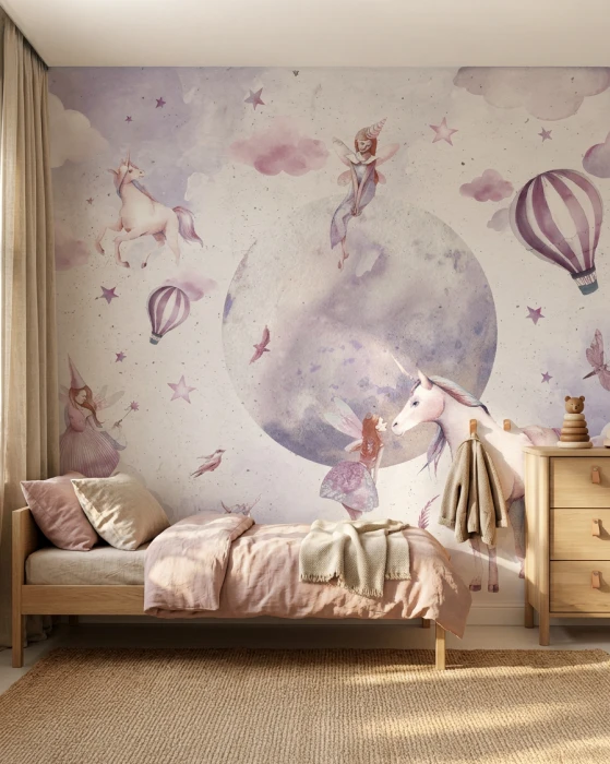 Tapeta z jednorożcem FAIRYLAND