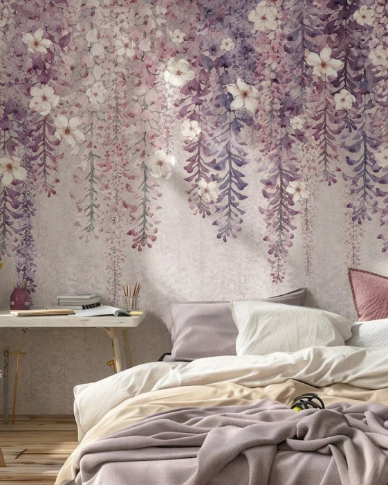 Tapeta z glicynią BLOSSOM