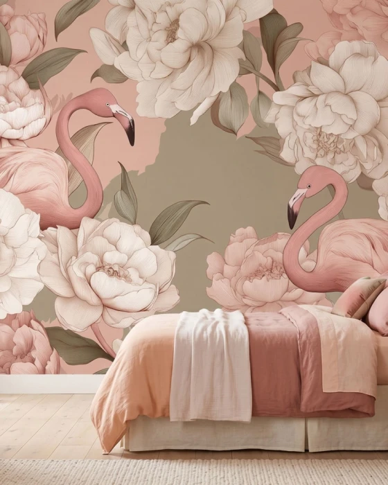 Tapeta flamingi