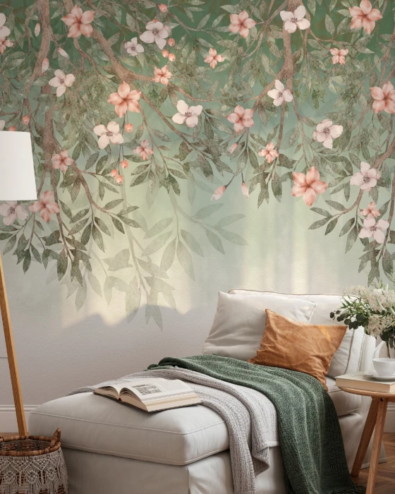 Tapeta samoprzylepna FLORA 200 × 250 cm – wyprzedaż