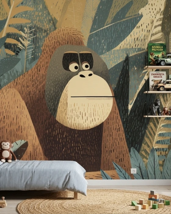 Tapeta z orangutanem BORNEO