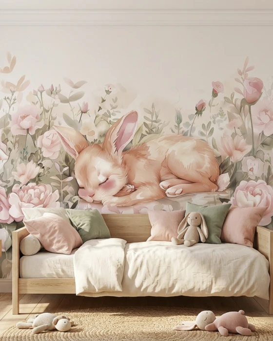 Tapeta króliczek do pokoju dziecka