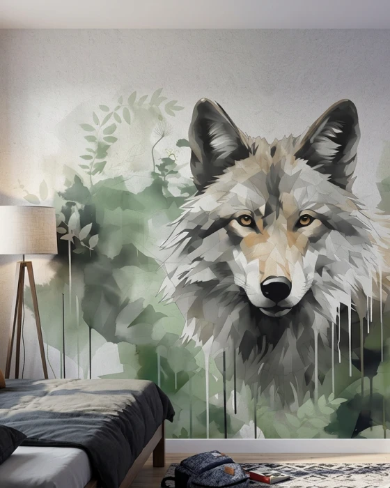Tapeta z wilkiem LORDS OF THE WOODS