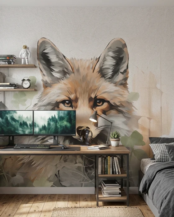 Tapeta z lisem LORDS OF THE WOODS