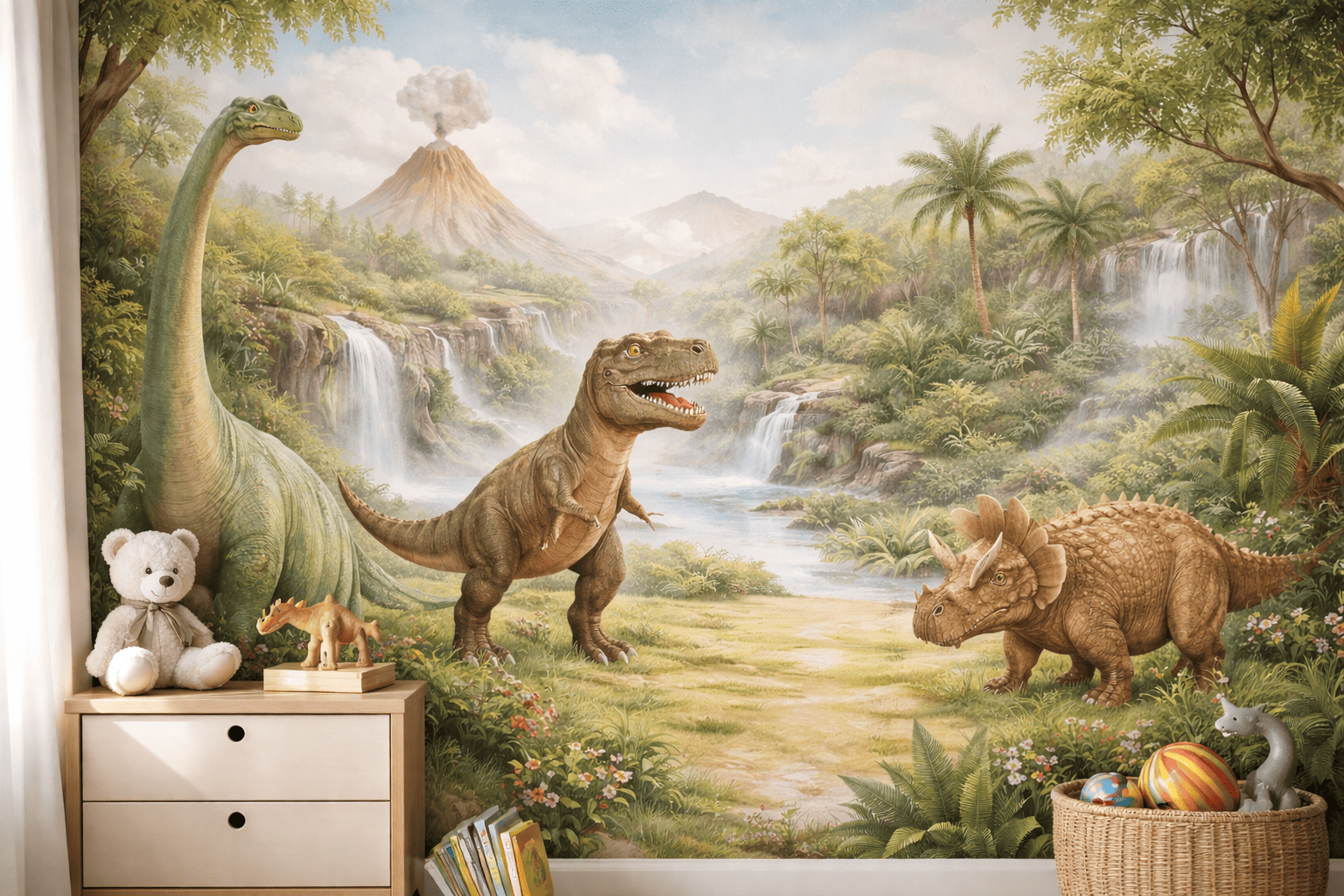 Tapeta przy oknie – jak zaplanować tapetowanie ściany z oknem i drzwiami?